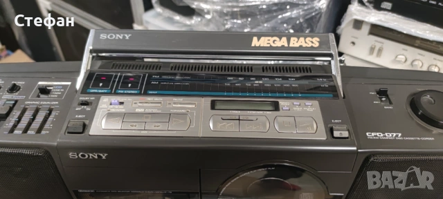 Sony CFD-D77 FM/AM CD касетофон , снимка 8 - Радиокасетофони, транзистори - 54137446