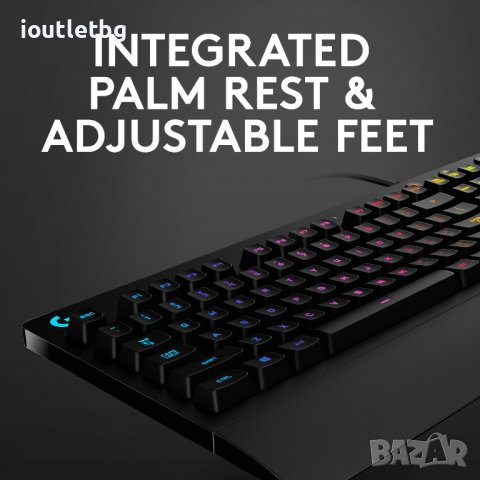 Гейминг клавиатура Logitech - G213 Prodigy, RGB, черна, снимка 3 - Клавиатури и мишки - 38785321