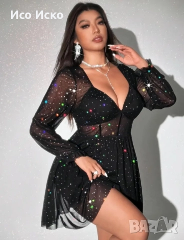 Дамска модерна рокля , снимка 3 - Рокли - 51980087