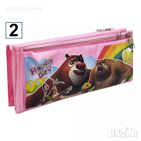 Ученически несесер с 2 основни отделения и 1 джоб TIPTOP, 21х9х6 см. 150754  , снимка 3 - Ученически пособия, канцеларски материали - 37819865