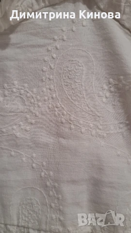 бяла рокля STRADIVARIUS-M 38, снимка 6 - Рокли - 51017812