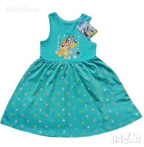 Лятна детска рокля Бинго и Блуи Bluey, снимка 1