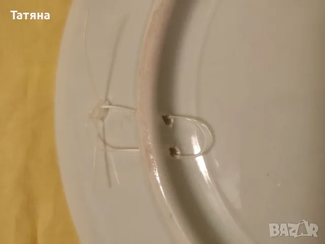 Чиния Делфт Delft, 21,5см оригинална, снимка 5 - Антикварни и старинни предмети - 49987932