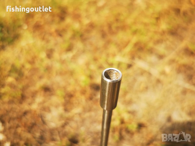 Неръждаемо колче за живарник и аларма Extra Carp с три накрайника, снимка 7 - Такъми - 37637969