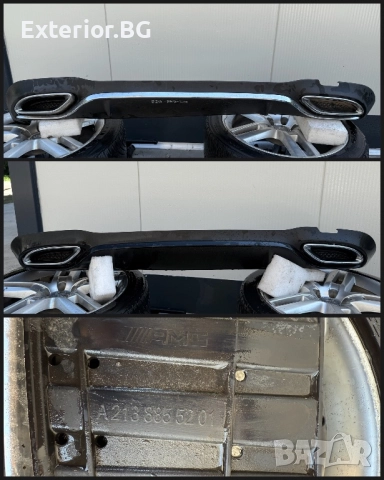 AMG дифузьор за Mercedes W213 E-class AMG-Line