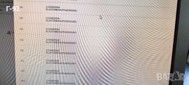 A1244920044**NEU**НОВА ЧАСТ**MERCEDES-BENZ**ТАМПОН ЗА ЗАДЕН АУСПУХ**, снимка 5 - Части - 52661817
