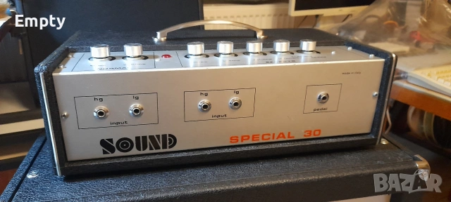 Лампов китарен усилвател с кабинет, снимка 8 - Ресийвъри, усилватели, смесителни пултове - 53900008