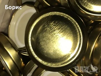 Капачки за буркани за мед 0,1 лв, снимка 3 - Пчелни продукти - 50415202