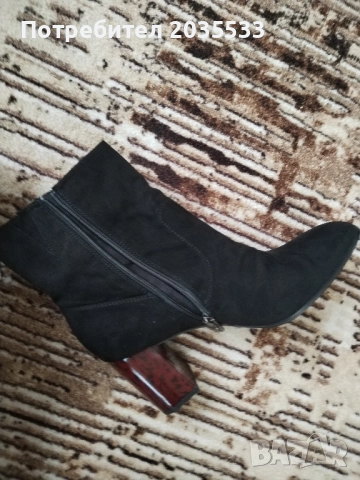 Боти Tamaris 42 размер с ток, снимка 3 - Дамски боти - 52078586