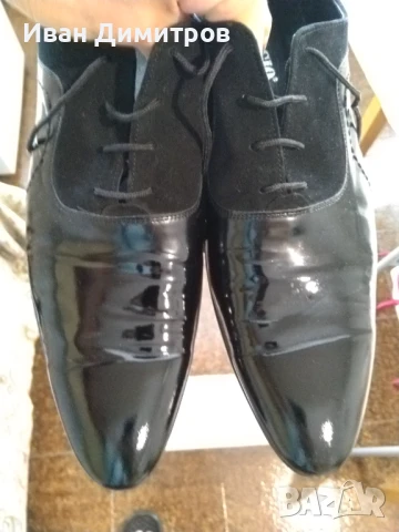 Официални мъжки обувки Bellagio №45, от абитуриентския бал, снимка 12 - Официални обувки - 50804083