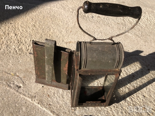 стара военна лампа /фенер/ - WWI-WWII - GERMANY, снимка 9 - Антикварни и старинни предмети - 50890330
