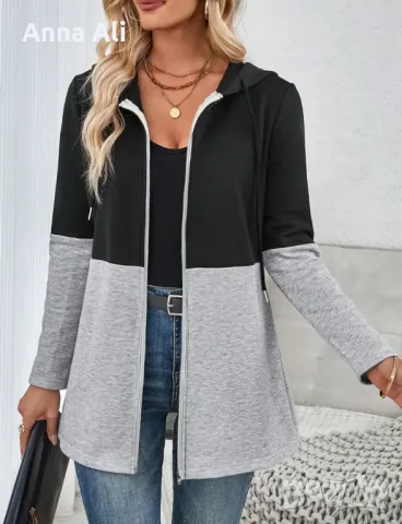 Пролетно горнище с качулка, снимка 1