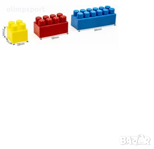 Конструктор Cimbari 60 части /270306/ Конструктор - строител, състоящ се от 60 пластмасови части, снимка 3 - Конструктори - 52673114