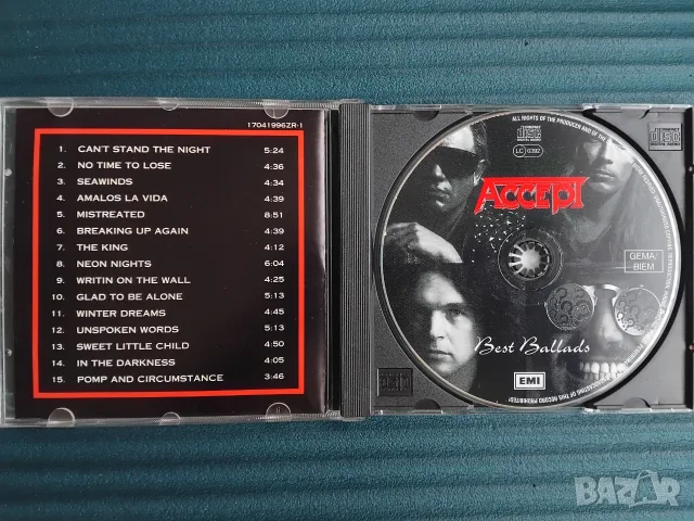 Accept - Best Ballads - матричен диск музика, снимка 2 - CD дискове - 56083279