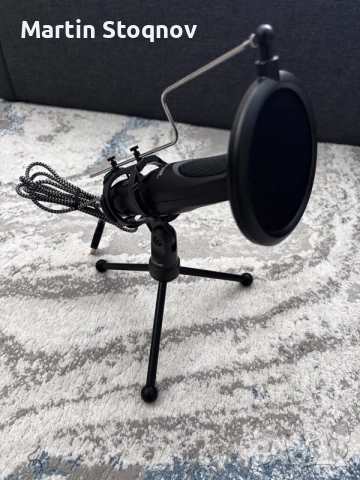 Стрийминг микрофон Trust GXT 232 Mantis (USB) – Пълен комплект