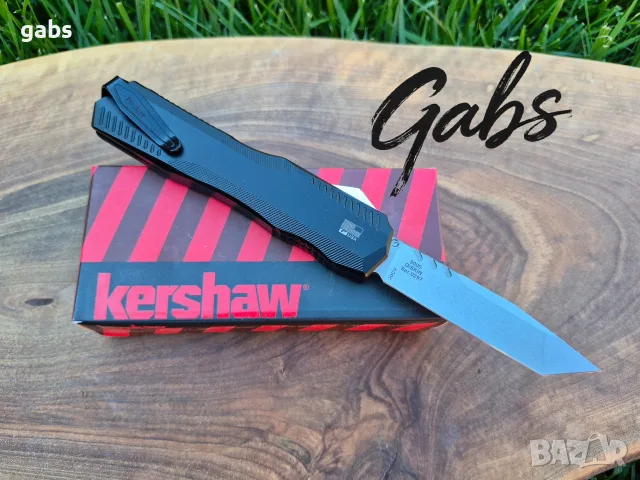Автоматичен нож Kershaw Livewire 9000TCF,Auto Tanto, снимка 2 - Ножове - 56140457