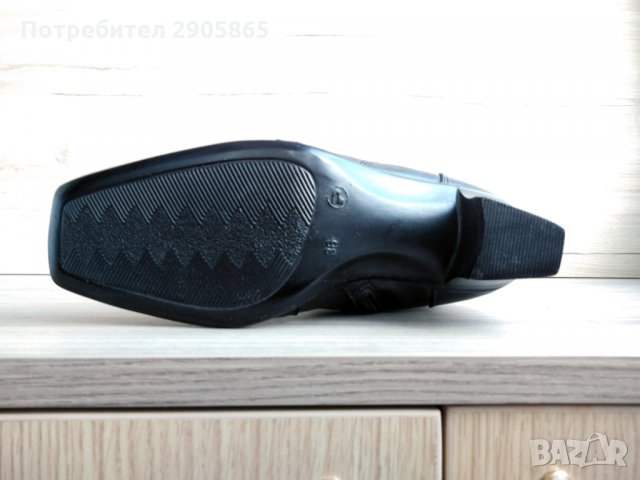 Нови кожени български полуботуши, снимка 8 - Дамски ботуши - 31615180