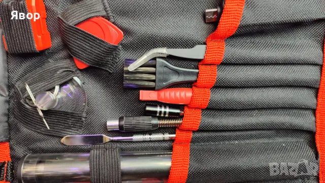 Комплект електрическа отвертка и инструменти за фина механика , снимка 7 - Отвертки - 47499285