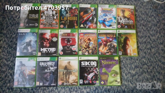 Игри за Xbox 360 Metro Halo Call of duty Need for speed Lego