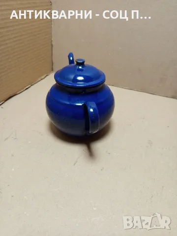 Соц Стар Малък Емайлиран Чайник., снимка 4 - Антикварни и старинни предмети - 49276481