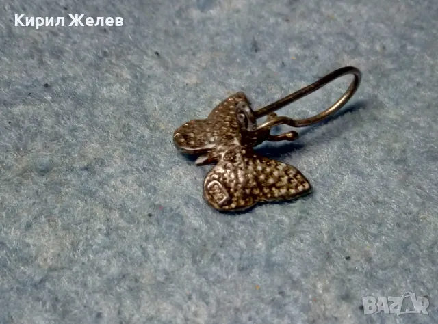 ПРЕКРАСНА ФИГУРАЛНА ЕМАЙЛИРАНА СРЕБЪРНА ОБЕЦА ПЕПЕРУДА СРЕБРО 925 ФИНА РЪЧНА АРТ ИЗРАБОТКА 49615, снимка 11 - Обеци - 49071106