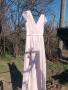 Нова рокля в цвят пепел от рози м-55лв, снимка 7