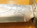 【Нож】Стар Огромен Американски нож  с гравюри по острието  Американски орел, снимка 5