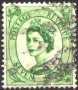 Клеймована марка Кралица Елизабет II 1954 от Великобритания