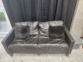 Двуместен кожен диван, снимка 3