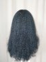 Черна къдрава перука за парти 45 см , снимка 5