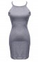 Дамска секси рокля пола горнище без ръкави и рамена блуза риза тънка материя къса мини рокля тениска, снимка 9