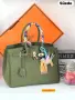 Hermes Birkin 35 велур, снимка 6