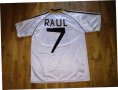 Реал Мадрид футболна тениска домакини 1998 г. №7 Раул размер Л, снимка 6