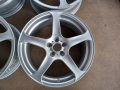 4 бр. чисто нови алуминиеви джанти AEZ 18 цола 5x100, централен отвор 54.1 , ET42, 7J, снимка 3