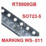 RT8008  SMD MARKING WS-011  Step-Down DC/DC Converter  600mA - 2 БРОЯ