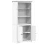 vidaXL Етажерка за книги BODO бяла 82x40x173 см бор масив, снимка 4