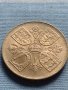 Монета 5 шилинга 1953г. Великобритания 25г. Управление на Елизабет втора 40418, снимка 3