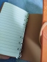 Тетрадка от изкуствена кожа, празни страници, 12x18.6 см, нова, снимка 5