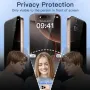 Стъклен Протектор PRIVACY за iPhone 16 Plus, 5D Full Glue, Черен, снимка 2