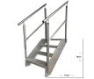Метално стълбище 4 стъпала | Външни стълби | Поцинковано, снимка 5