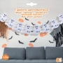 Хелоуин / Halloween декоративен филцов гирлянд с 8 духчета, 3.5 м_1255350, снимка 3
