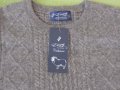 Сив пуловер от 100% кашмир, нов, размер L, Монголия, снимка 8