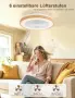Нископрофилен таванен вентилатор Wellspeed с LED и дистанционно, снимка 2