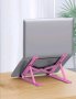 Стойка за лаптоп в розово , снимка 1