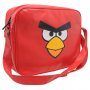 Ефектна и удобна ученическа чанта в червеен цвят със забавна щампа 