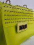Нова дамска чанта Steve Madden Yellow Jelly с несесер, снимка 4