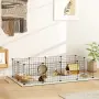 PawHut Външно заграждение, кошара от телена мрежа, снимка 2