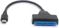 Type-C към USB 3.0 към SATA Адаптер Кабел за 2.5"/3.5" SSD/HDD – Висока Скорост 5Gbps, снимка 4