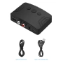 Безжичен Bluetooth 5.3 Аудио Приемник и Предавател R20 с RCA, AUX и USB порт, снимка 11