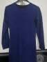 Синя къса рокля размер М, снимка 1 - Рокли - 44637103